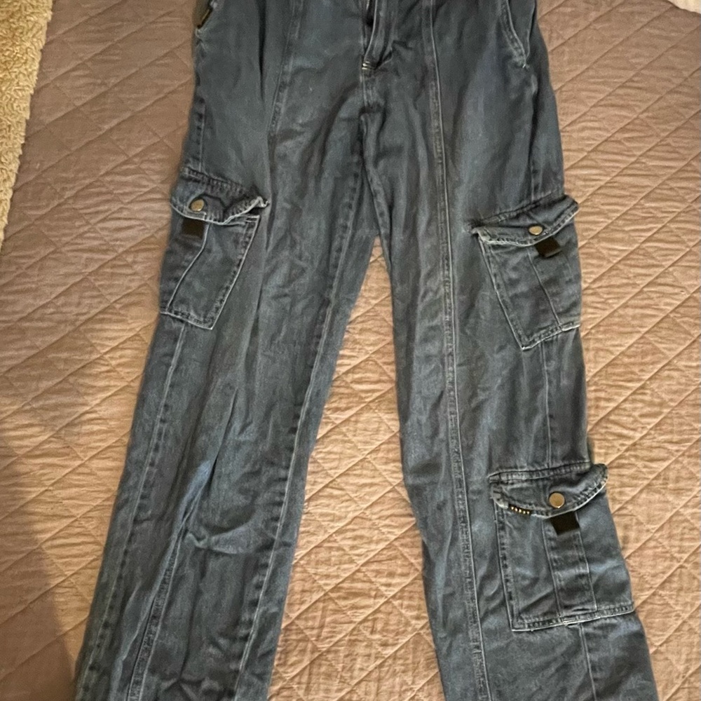 Dark Gray Cargo Pants